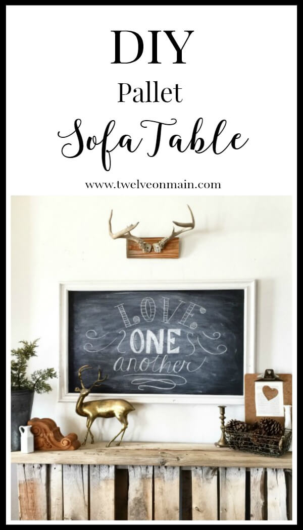 Make A Super Easy Pallet Table Twelve On Main