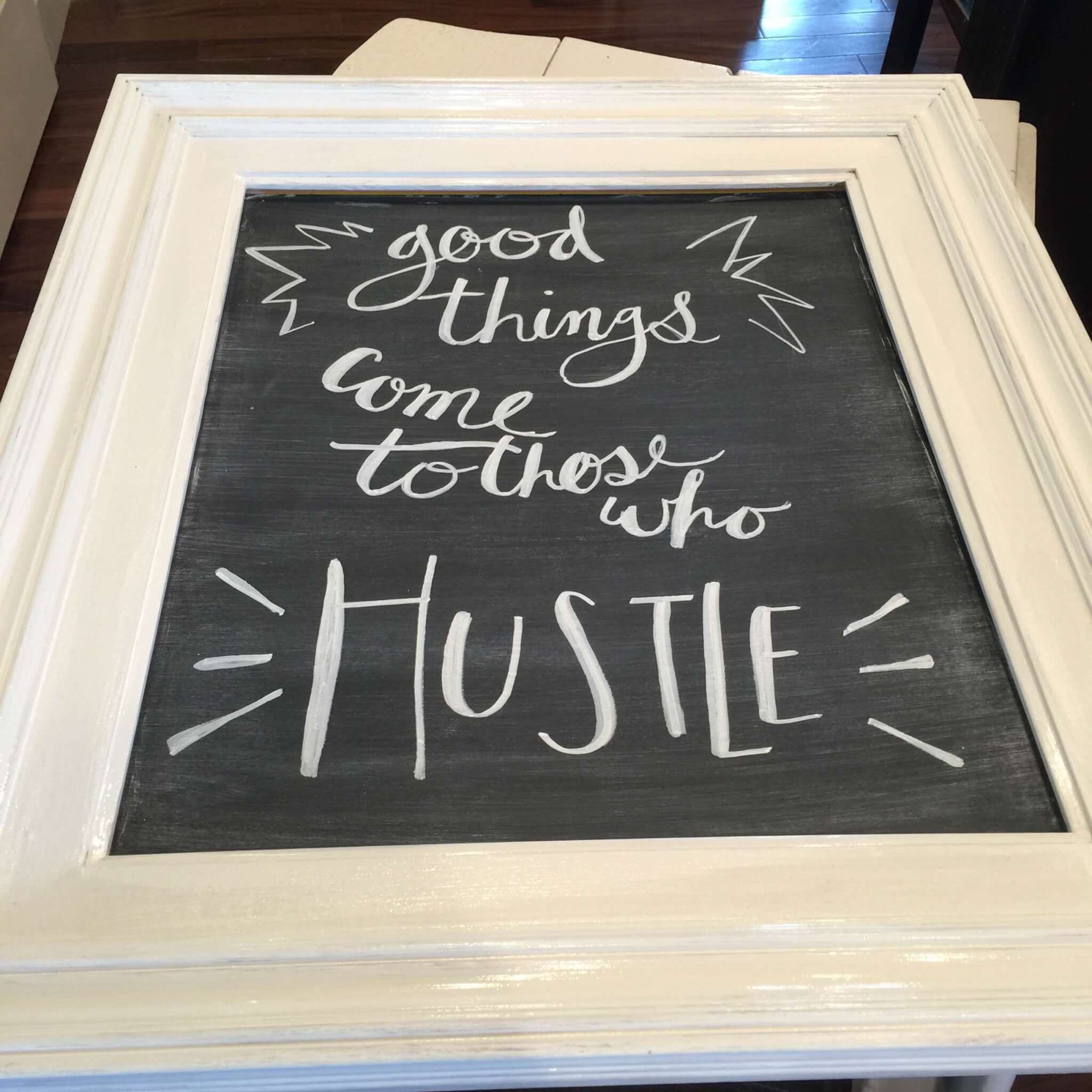 Update your frame with Chalk paint.