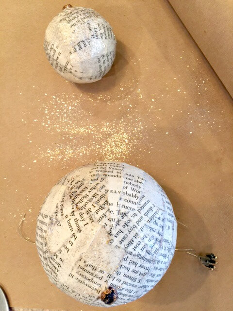 Re-purpose Old Ornaments With A Book