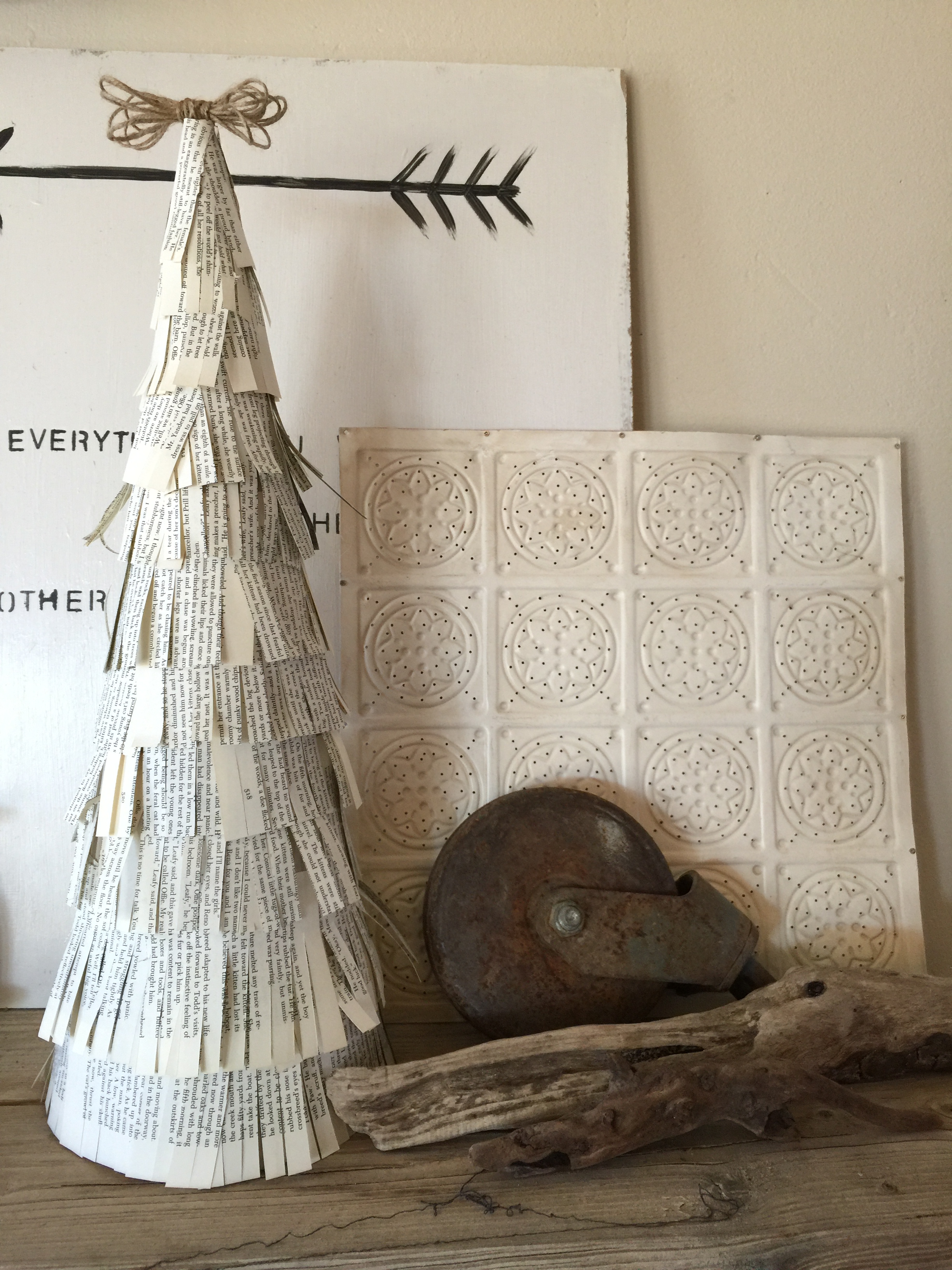 DIY Book Christmas Tree