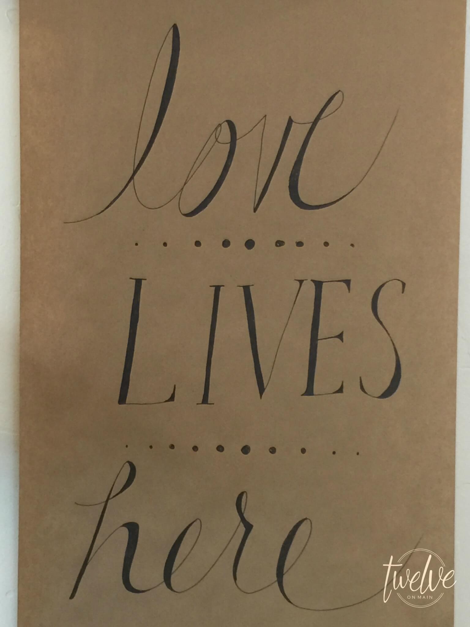 Valentines Butcher Paper Art How To