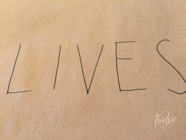 Valentines Butcher Paper Art How To