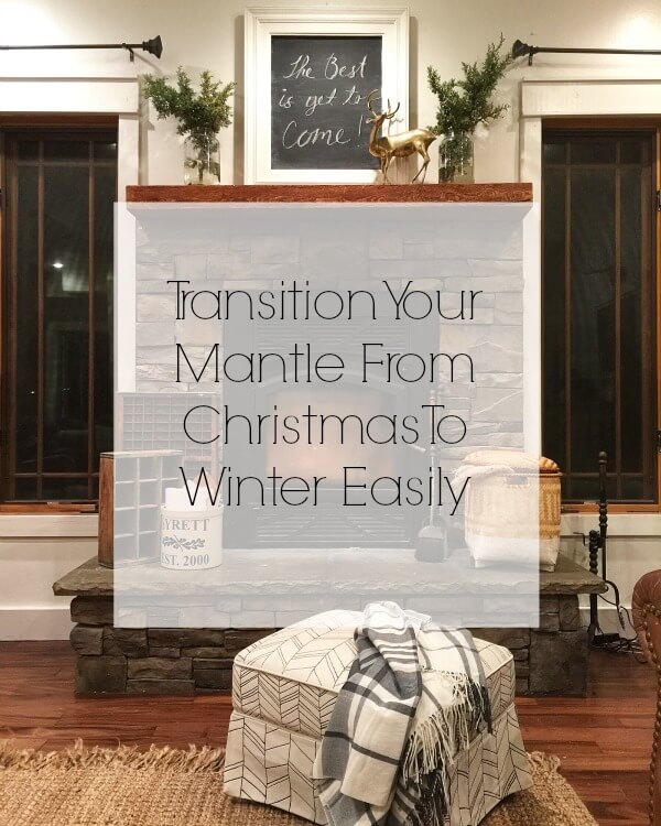 Transition Your Mantle From Christmas To Winter Easily
