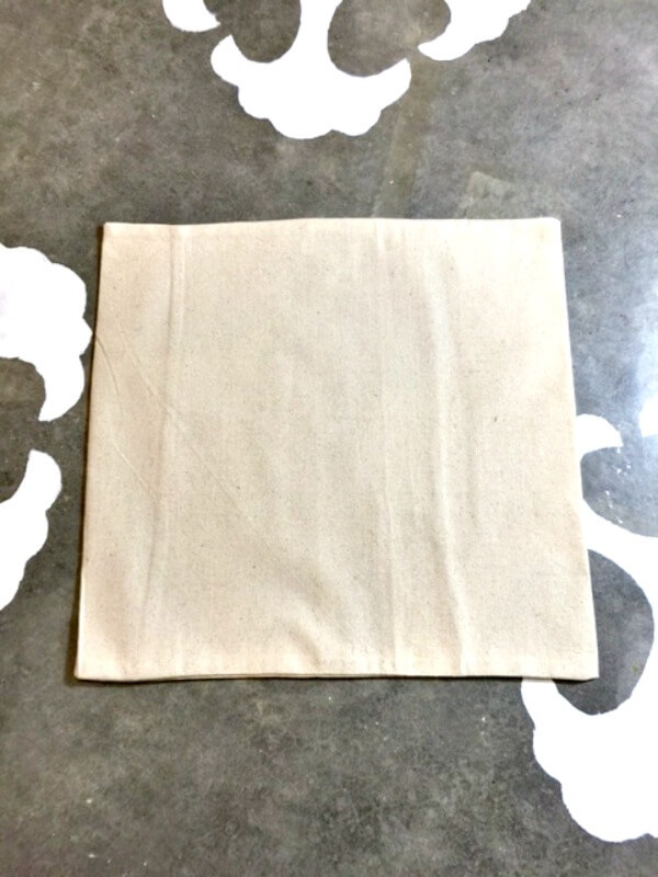 How to sew a cnvas envelope pillow cover. | Twelveonmain.com