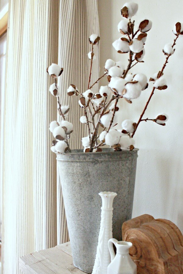DIY Cotton Stems! Come see how easy it is to make some of your own! | Twelveonmain.com