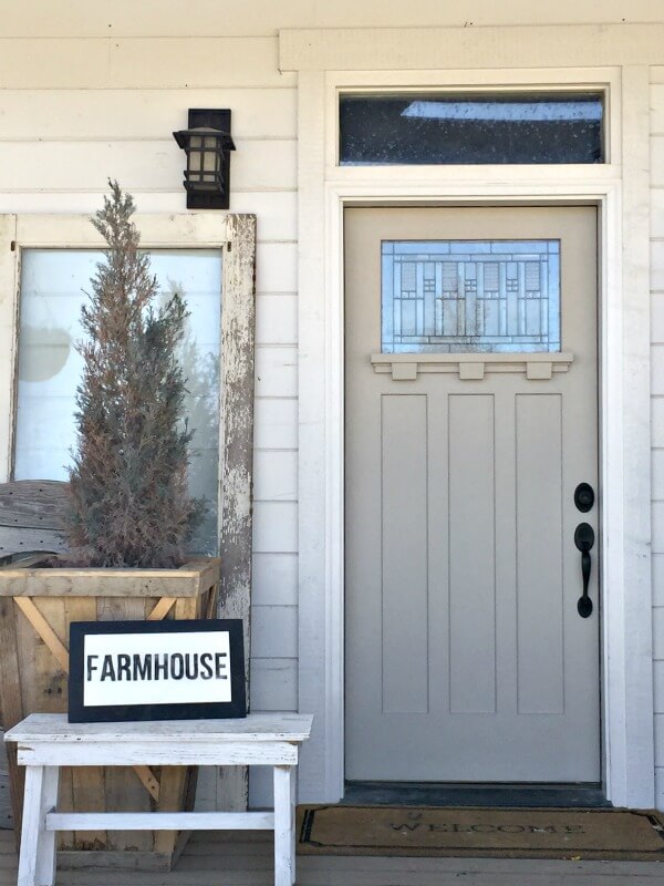 Refresh Your Front Door For Spring Twelve On Main - True Value Paint Colors Gray