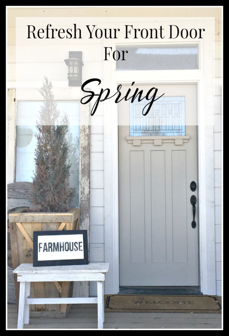 Refresh Your Front Door For Spring Twelve On Main