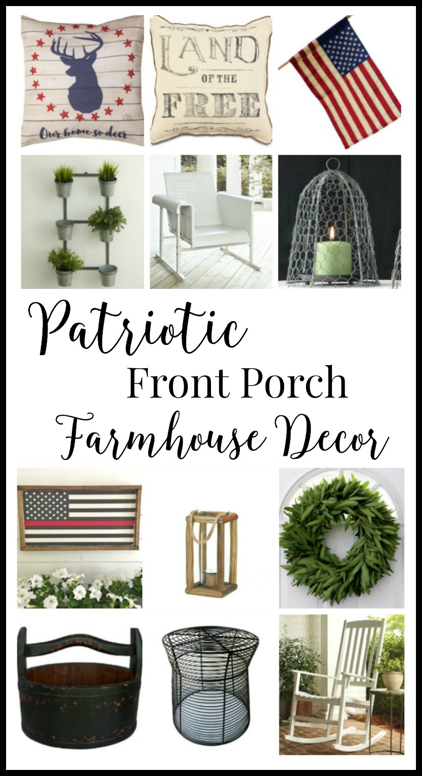 Be inspired with some amazing patriotic porch decor ideas. Am I the only one that wants to have a barbecue now? 
