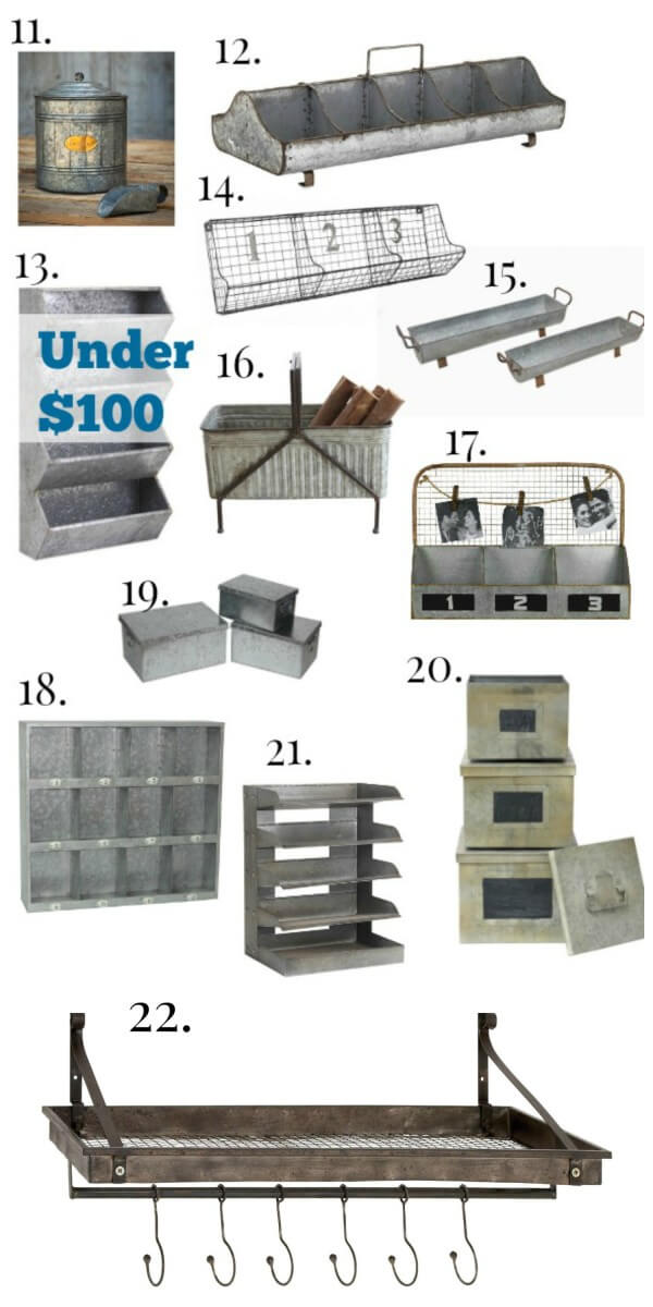 Are you looking for galvanized metal storage solutions? Well, look no further! Here are some amazing options at every price point. 