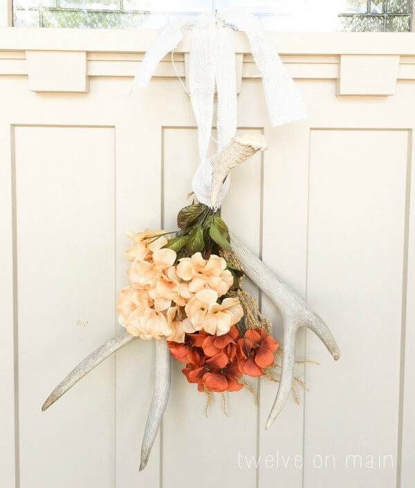 antler wreath
