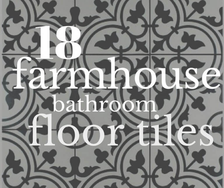 18 Incredible Farmhouse Bathroom Floor Tiles Still Relevant in 2021