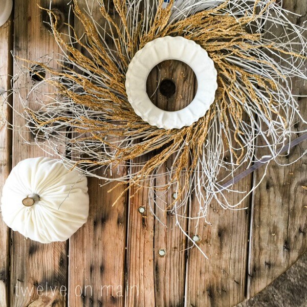 Make a fall wreath, its easier than you think! 