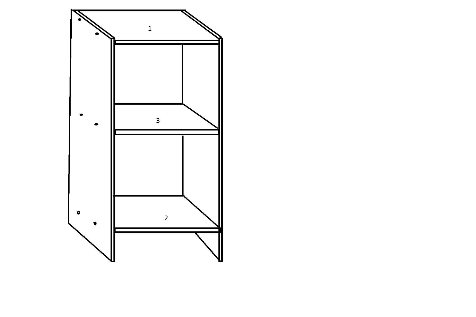 Use these drawings to create your own DIY laundry folding table.