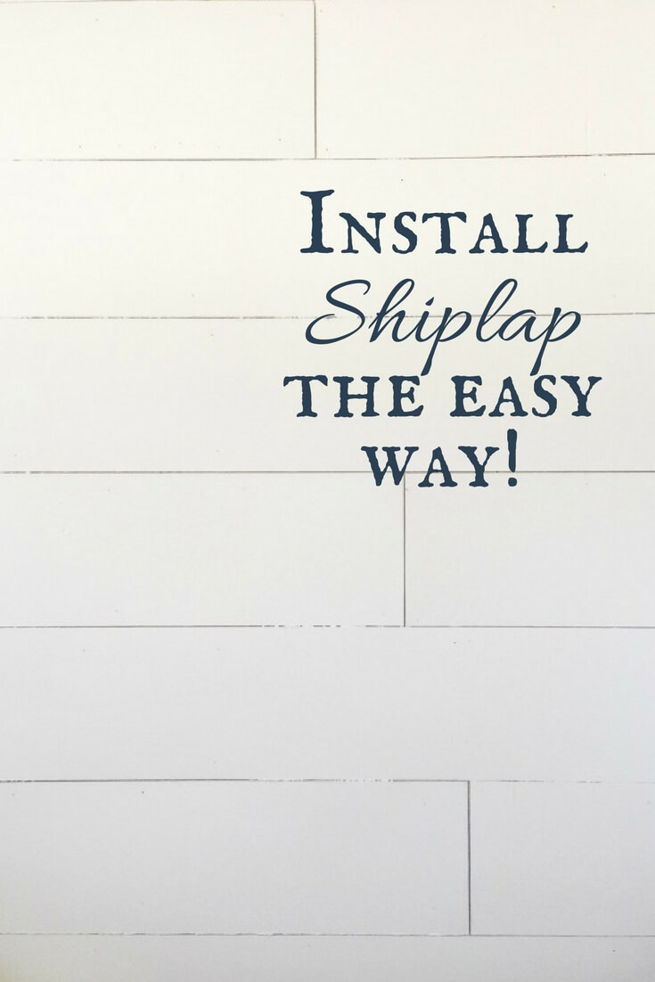 Installing shiplap does not have to be a hard DIY Project. I've got some helpful tips and have debunked a few steps to make installing shiplap easy!