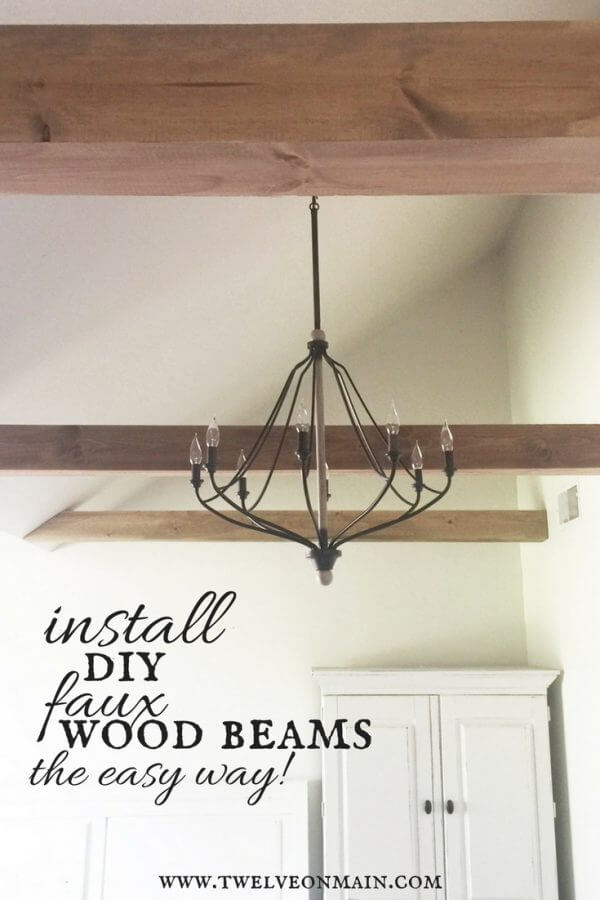 The Best And Easiest Diy Faux Wood Beams To Make Yourself