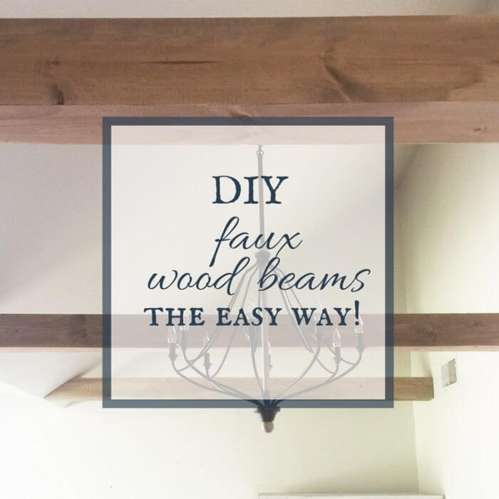 The Best And Easiest Diy Faux Wood Beams To Make Yourself