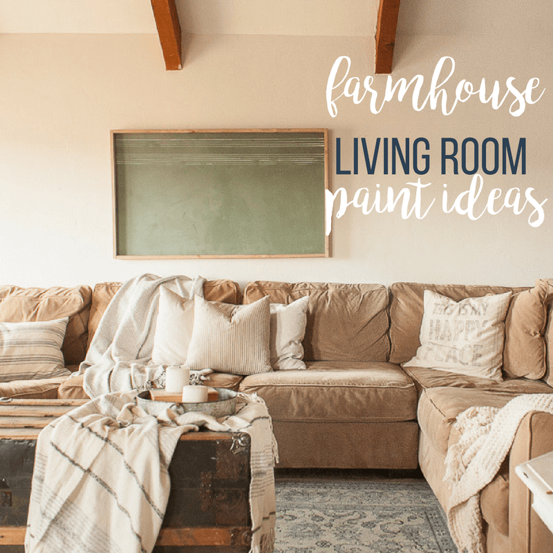 Farmhouse Living Room Refresh with Paint