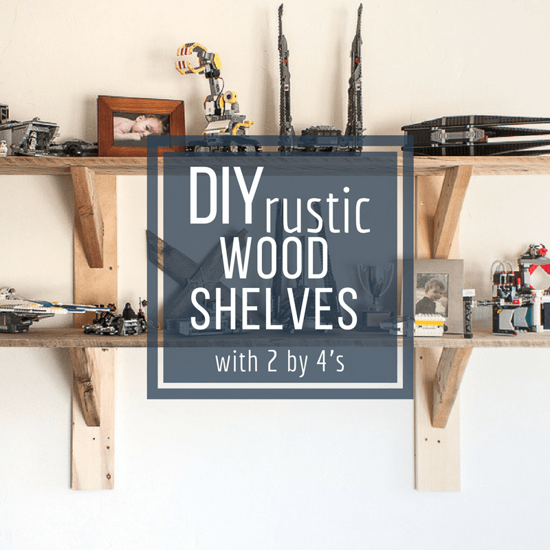 How To Make Stylish Rustic Shelves With 2 By 4 S Twelve On Main