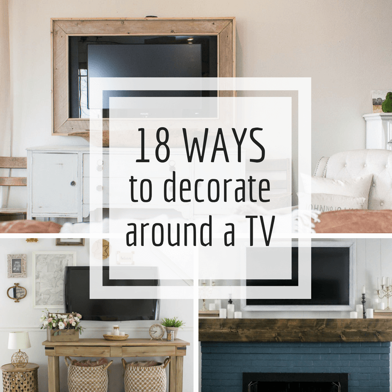 Decorate Around A Tv, What To Put Around Tv On Wall