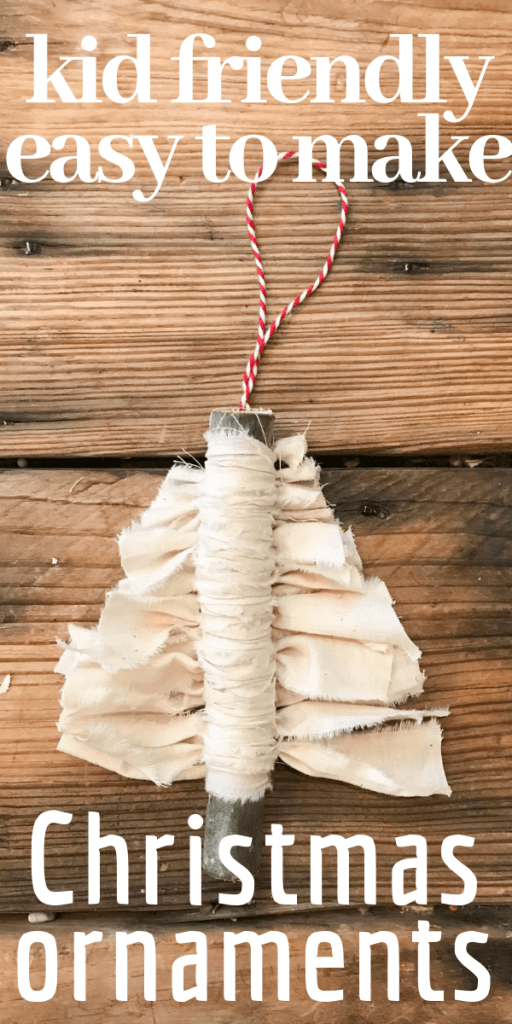 Make these super easy, kid friendly Christmas ornaments today! You only need 2 items from your home to create fun unique Christmas tree ornaments that you will love!