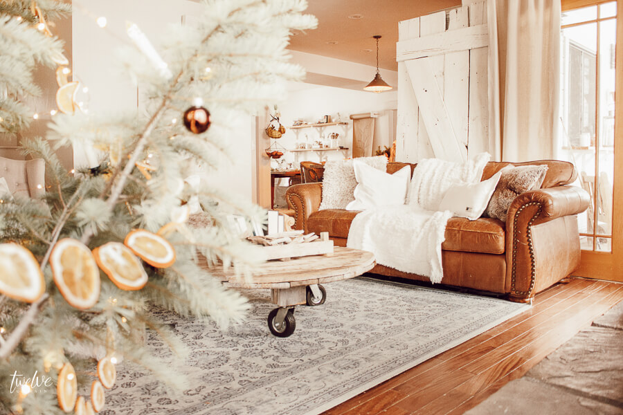 Scandinavian inspired Christmas decor