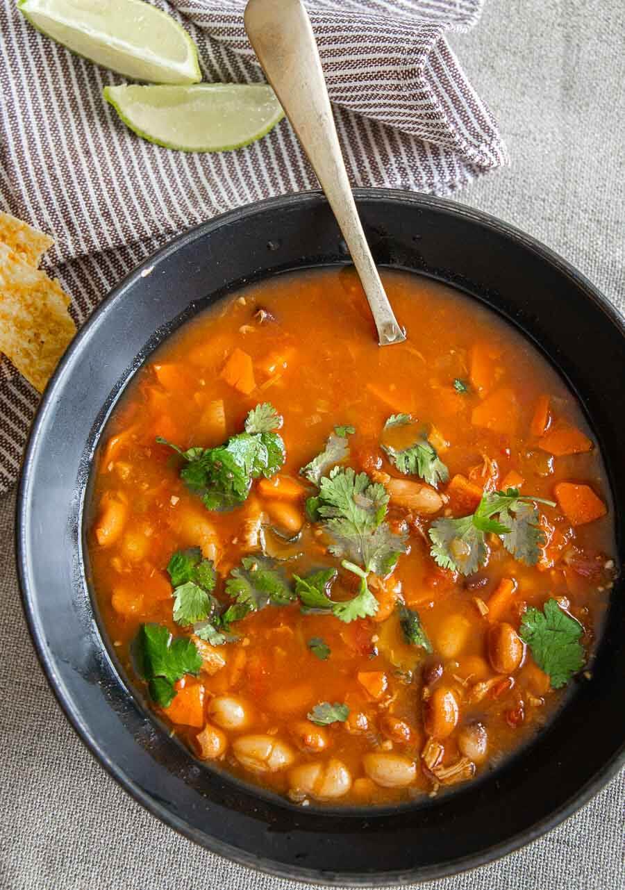 Chicken Tortilla Soup Recipe for the Crock Pot, Stove Top, or InstaPot!