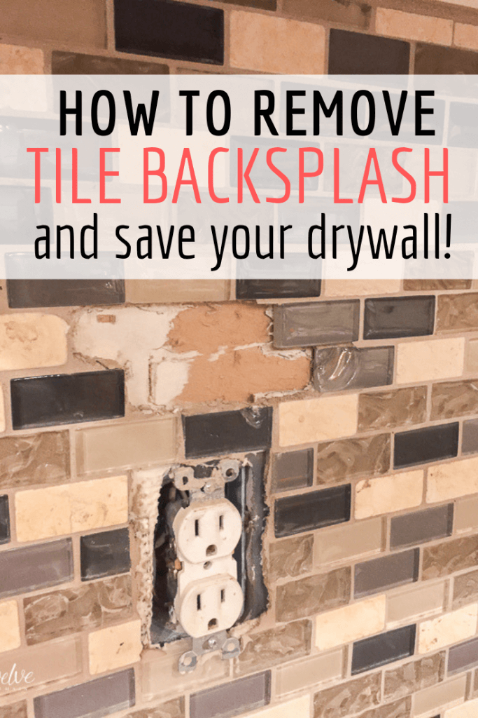 How To Remove Tile Backsplash Without, How To Remove Tile From Bathroom Wall Without Damaging Drywall
