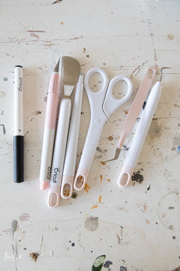 All the Cricut Maker tools I got with my machine