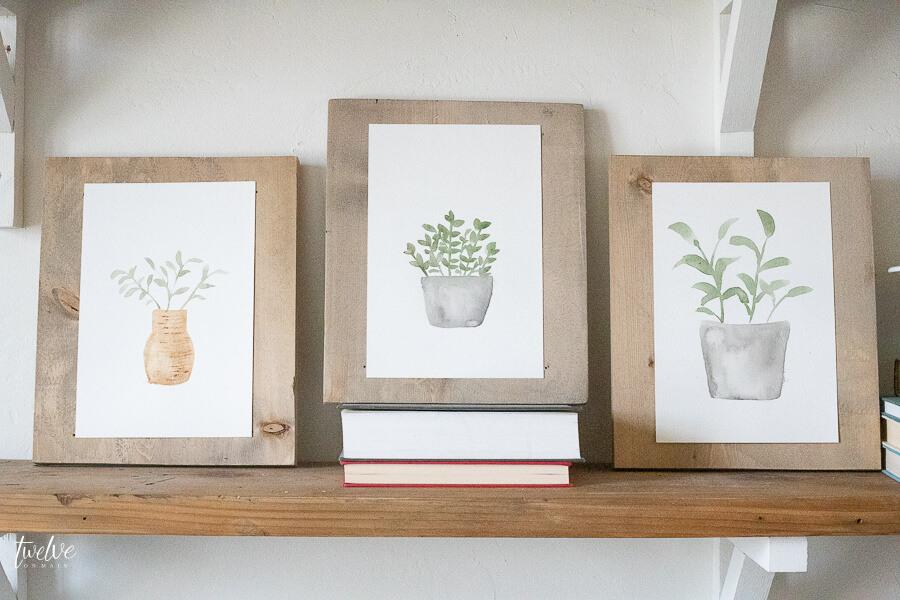 Set of 3 FREE Watercolor plant printables available here!