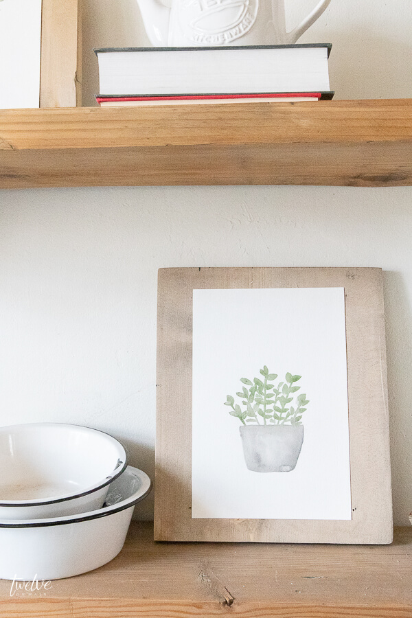 Adorable FREE spring watercolor plant printables available here!