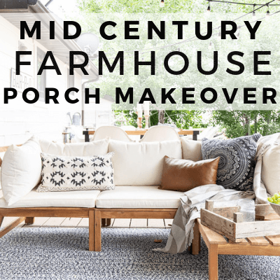 Mid Century Farmhouse Outdoor Decor Ideas With A Boho Twist My Patio Reveal Twelve On Main