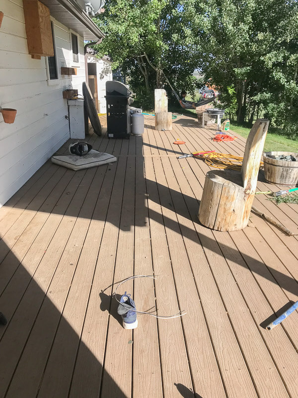 How to clean a patio with an electric power washer