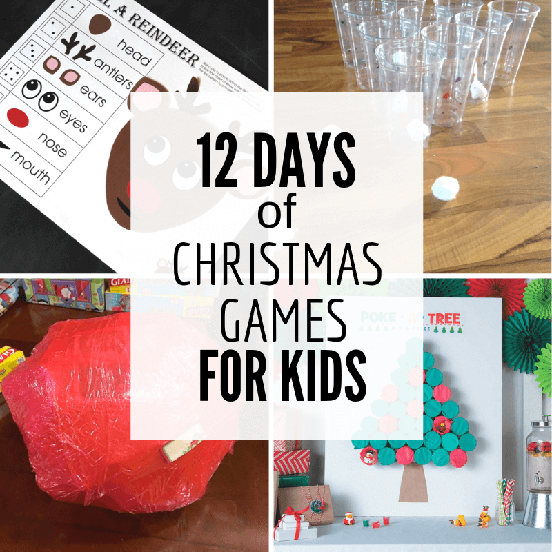 Check out this fun collection of Christmas games for kids!  These are perfect for your next Christmas party, lazy winter day at home, or even a winter themed birthday party!