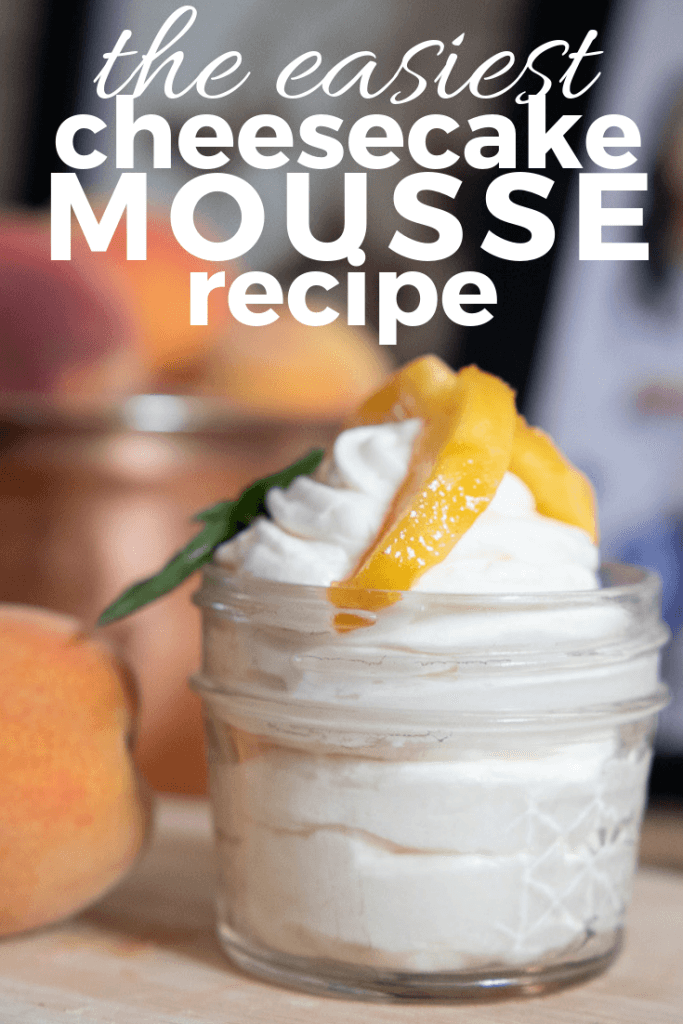 This tangy, decadent cheesecake mousse is so easy to make.  Its perfect in cakes, crepes, topped with sweet berries and more!  Perfect for a cheesecake lover.