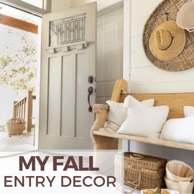 Simple Harvest Fall Decor Ideas for the Entryway