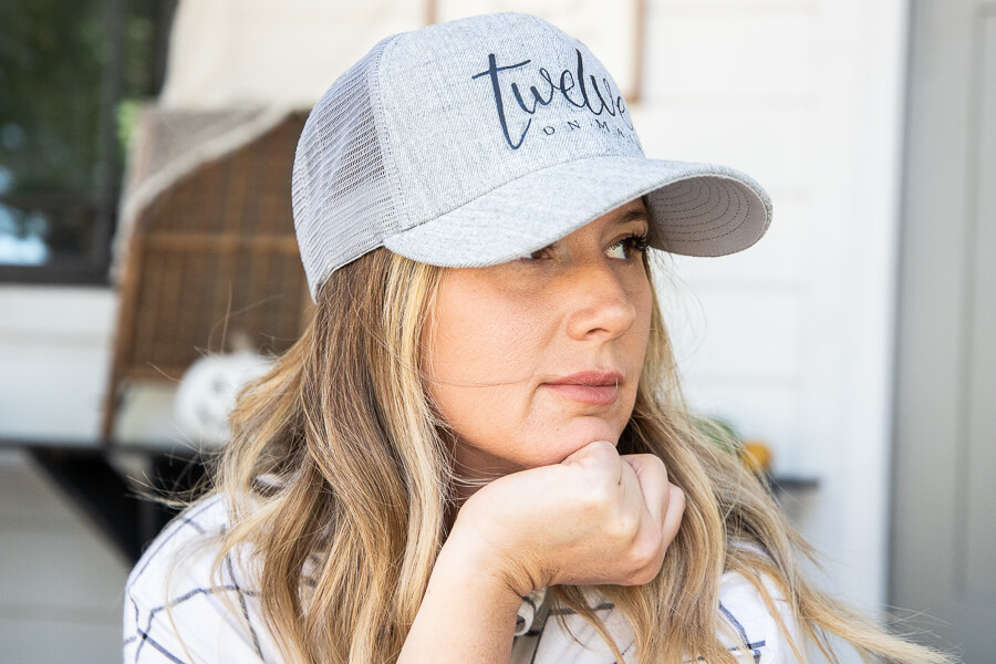 How to make custom hats with your businesses logo with the Cricut products!