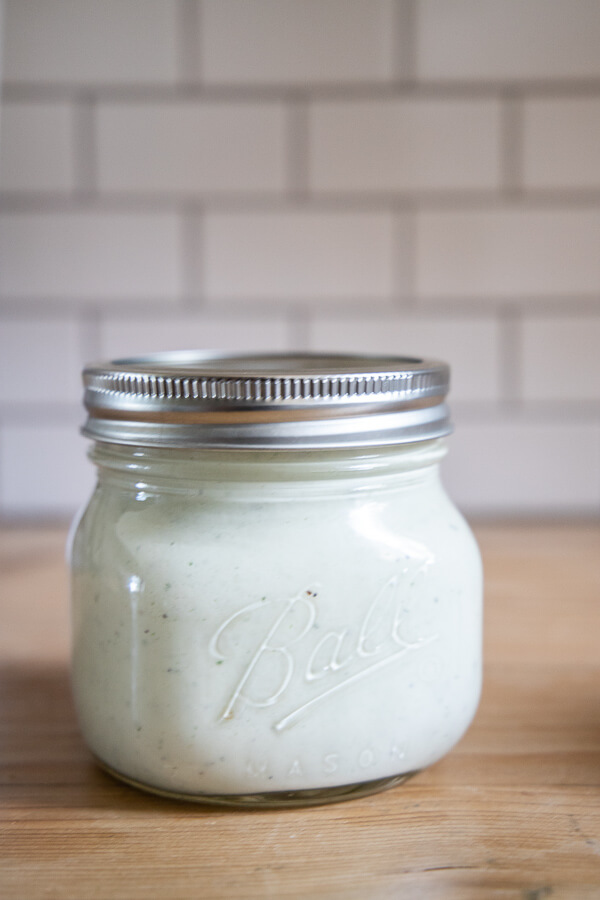 Make this delicious and easy homemade ranch dressing. Its so easy to make, tastes way better than store bought, and my secret little ingredient gives it such wonderful flavor!