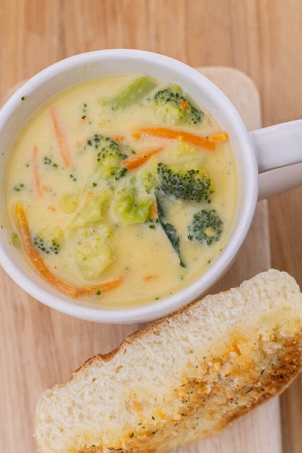 The best broccoli cheese soup recipe you will ever try! Its easy to make, takes no time at all to make, and it so delicious!