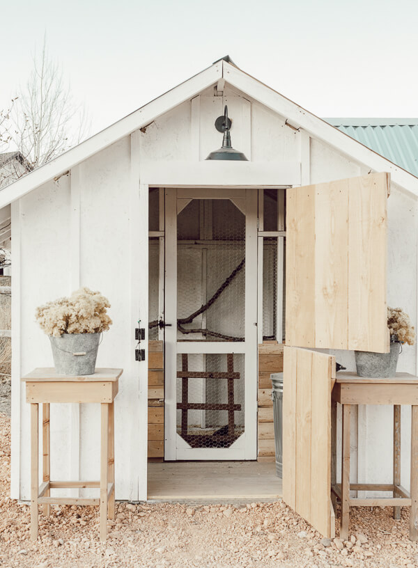 Farmhouse Style Chicken Coop