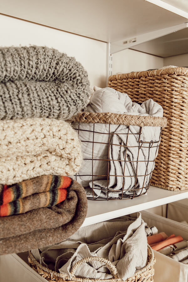 Linen closet organization tips tricks and sources!