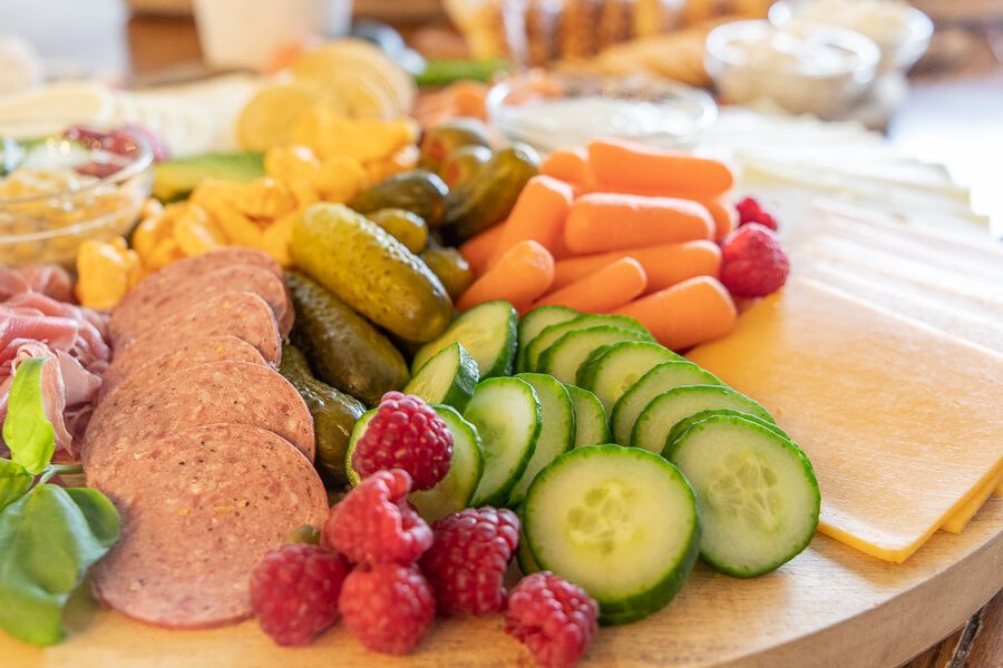 Spring charcuterie board ideas!  Make this for your next brunch or for dinner with your kids!