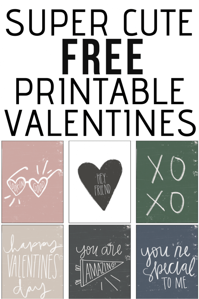 Super cute and super FREE printable Valentines cards! Make your Valentines Day easy peezy and print off these Valentines cards!