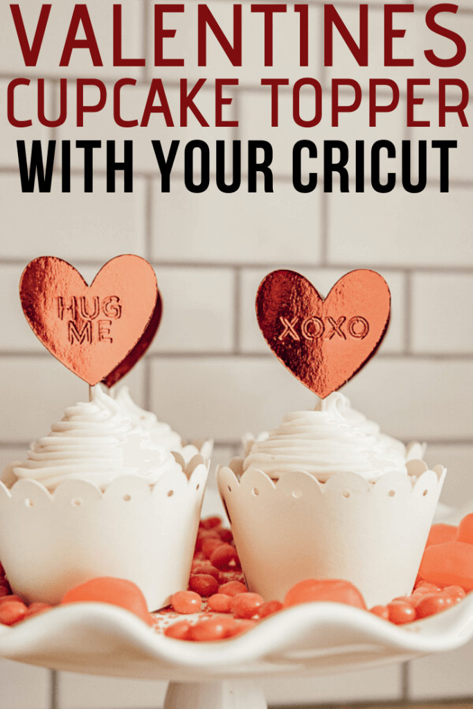 Make these adorable Valentines cupcake toppers using your Cricut Maker and their new debossing tool! Cupcakes never looked so sweet!