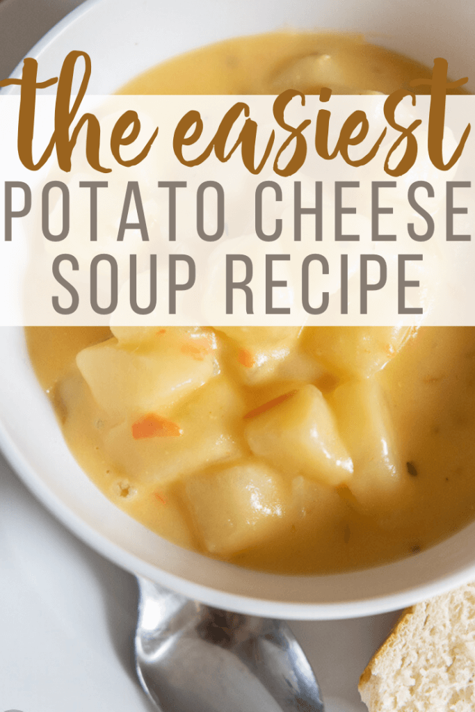 The tastiest and easiest potato cheese soup recipe! Get this and make it tonight. It takes 30 minutes to make this hearty and filling meal. Its affordable and easy to make with items from your pantry storage.