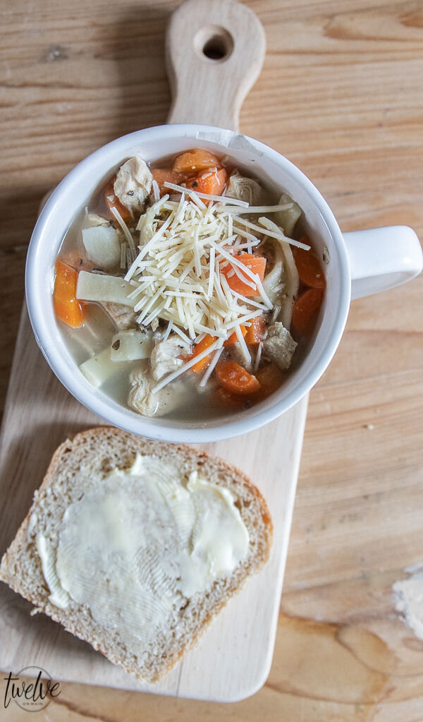 The most flavorful homemade chicken noodle soup recipe ever! Make sure to try this wholesome, flavorful and super easy to make soup!