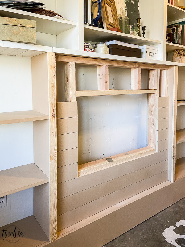 Office bookshelf makeover! Come see the final reveal!! its amazing!
