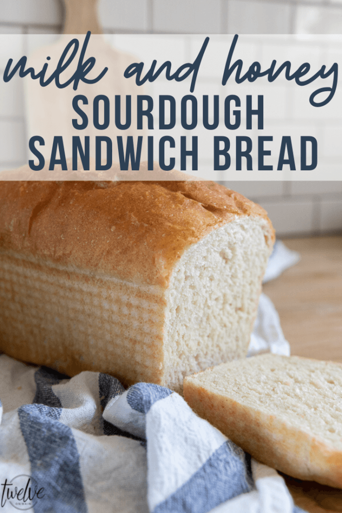 Yummy sourdough sandwich bread! This sourdough bread is so easy to make, delicious, and takes less time than traditional sourdough bread recipes. This sourdough bread makes the most amazing grilled cheese or grilled panini sandwiches, amazing toast or french toast, and of course, sandwiches! The flavor is amazing, you will want to eat the entire loaf, and it takes less than 2 hours!