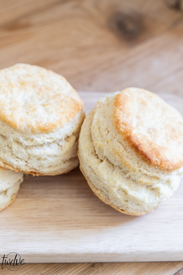 Yummy flakey biscuits using my sourdough starter discard! These are so easy to make and so very good!