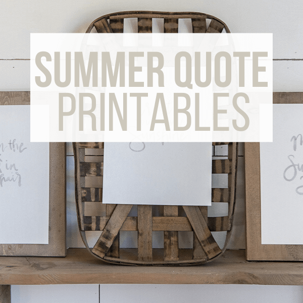 Set of 5 Summer Quote Printables