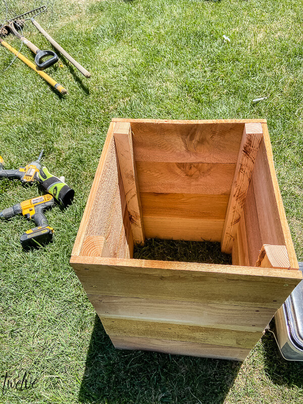 How to make sure your planter box is square